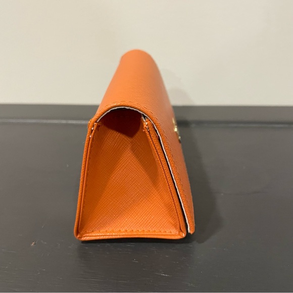 TORY BURCH Orange Sunglasses Case - Picture 6 of 7
